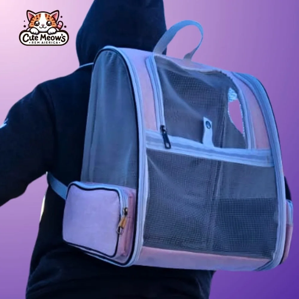 Pink Cat Backpack Carrier